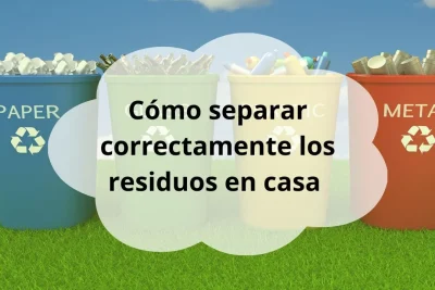 cómo separar residuos en casa