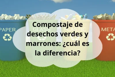 Compostaje de desechos verdes y marrones