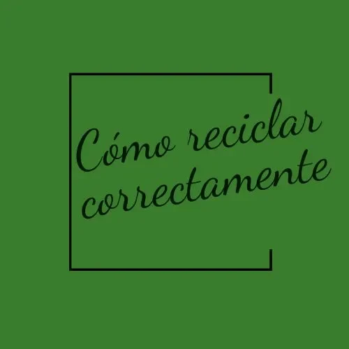 Logo reciclar correctamente